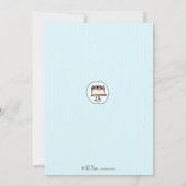 Kuchen-Babyparty-Einladung Einladung (Rückseite)