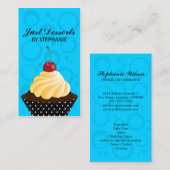 Kuchen-Bäckerei-Blau Visitenkarte (Vorne/Hinten)