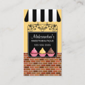 Kuchen-Bäckerei-Butike Visitenkarte (Vorderseite)