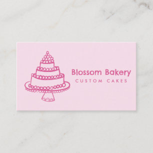 Kuchen Bäckerei Dessert Catering INDIVIDUELLER QR Visitenkarte