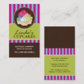 Kuchen-Bäckerei-Karten Visitenkarte (Vorne/Hinten)