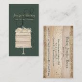 Kuchen Bäckerei Konditorei Patisserie Patisserie S Visitenkarte (Vorne/Hinten)