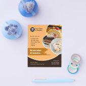 Kuchen Bäckerei Shop Custom Flyer (Einzeln)