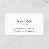 Kuchen-Bäckerei-süße Leckerei-niedlicher Visitenkarte (Rückseite)