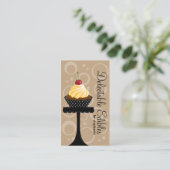 Kuchen-Bäckerei Visitenkarte (Stehend Vorderseite)