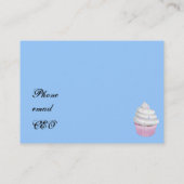 Kuchen-Bäckerei-Visitenkarte Visitenkarte (Rückseite)