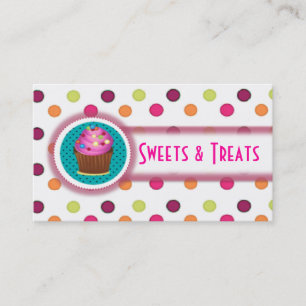 Kuchen-Bäckerei-Visitenkarte Visitenkarte