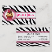 Kuchen-Bäckerei-Visitenkarte Visitenkarte (Vorne/Hinten)