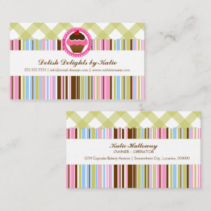 Kuchen-Bäckerei-Visitenkarten Visitenkarte