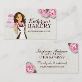 Kuchen-Bäckerei-Visitenkarten Visitenkarte (Vorne/Hinten)