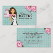 Kuchen-Bäckerei-Visitenkarten Visitenkarte (Vorne/Hinten)