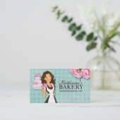 Kuchen-Bäckerei-Visitenkarten Visitenkarte (Stehend Vorderseite)