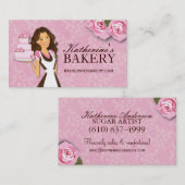 Kuchen-Bäckerei-Visitenkarten Visitenkarte (Vorne/Hinten)