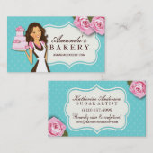 Kuchen-Bäckerei-Visitenkarten Visitenkarte (Vorne/Hinten)
