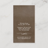 Kuchen-Bäckerei-Visitenkarten Visitenkarte (Rückseite)