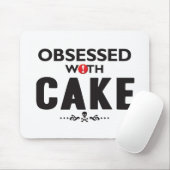 Kuchen besessen gewesen mousepad (Mit Mouse)