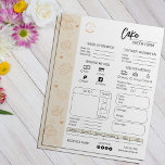 Kuchen Bestellung Form Bäckerei Kleines Unternehme Flyer<br><div class="desc">Entspannen Sie in Ihrem Bäckereigeschäft mit unserer eleganten, individuell anpassbaren Bestellformularvorlage, die goldene Bäckereisymbole auf einem eleganten, beigen Hintergrund bietet. Diese Vorlage hilft Ihnen, Ihre Bäckereiaufträge effizient zu verfolgen und zu verwalten, Zahlungsmethoden (in bar oder elektronisch) zu schätzen, Kuchenformen zu definieren und vieles mehr, was den Bestellvorgang für Sie und...</div>