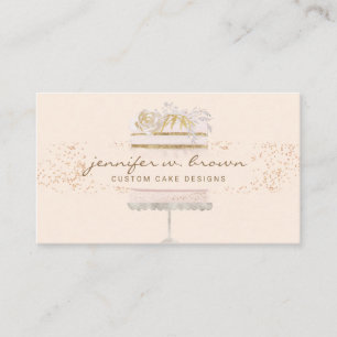 Kuchen Blumengebäck Konditorgebäck Patisserie Visitenkarte