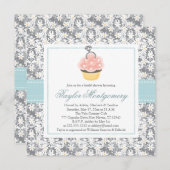 Kuchen-Brautparty-Einladungen Einladung (Vorne/Hinten)