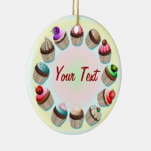 Kuchen-bunte Kreis-Verzierung Keramik Ornament (Rechts)