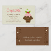 Kuchen-Café-Visitenkarte Visitenkarte (Vorne/Hinten)