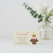 Kuchen-Café-Visitenkarte Visitenkarte (Stehend Vorderseite)