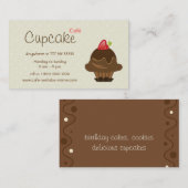 Kuchen-Café-Visitenkarte Visitenkarte (Vorne/Hinten)