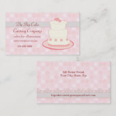 Kuchen-Catering Geschäfts-Karte Visitenkarte (Vorne/Hinten)