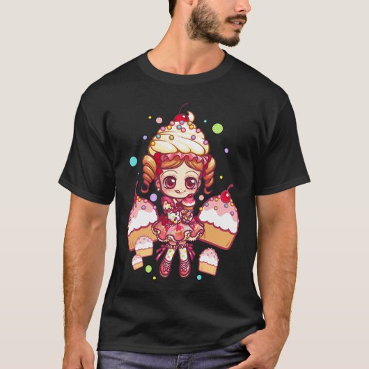 Kuchen-Chan-Dunkelheits-Shirt T-Shirt (Vorderseite)