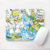 Küchen-Chaos Mousepad (Mit Mouse)