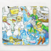 Küchen-Chaos Mousepad (Vorne)