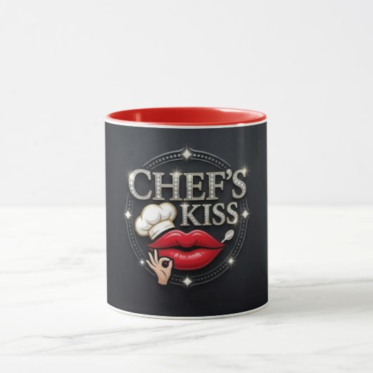 Küchen-Chef-Kuss-Tasse Tasse (Zentrum)