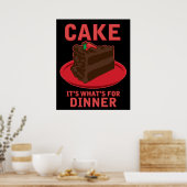 Kuchen, das ist, was für DInner Poster ist (Küche)