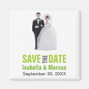 Kuchen-Deckel-Save the Date Magnet