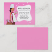 Kuchen-Dekor-Bäcker-Kuchen-Visitenkarte Visitenkarte (Vorne/Hinten)