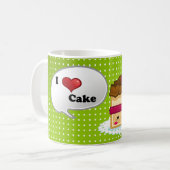 Kuchen der Liebe I Kaffeetasse (Vorderseite Links)
