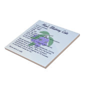 Kuchen der Mama Blaubeer Fliese (Seite)