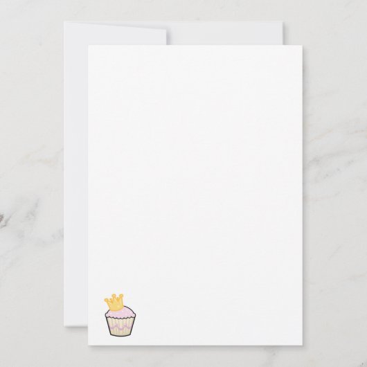 Kuchen der Prinzessin mit Krone (Rückseite)