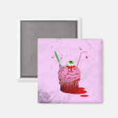 Kuchen der Toten Magnet (Vorderseite/Rückseite)