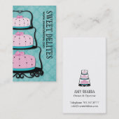 Kuchen-Designer-Visitenkarte Visitenkarte (Vorne/Hinten)