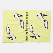 Küchen-Diva arbeitet für Schuhe Handtuch (Horizontal)