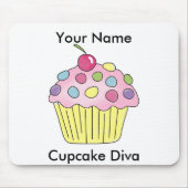 Kuchen-Diva Mousepad (Vorne)