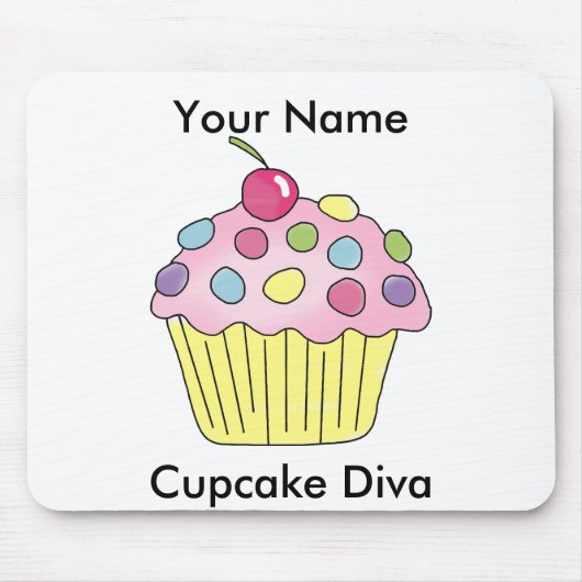 Kuchen-Diva Mousepad (Vorne)