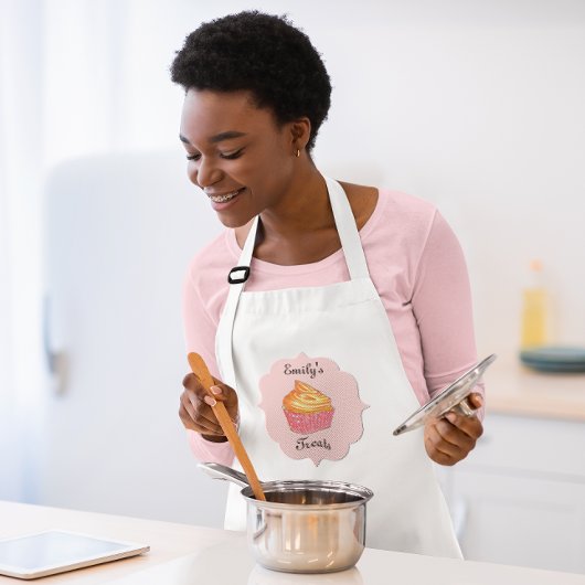 Kuchen-Diva-Rosa-Gewohnheits-Schürze Schürze