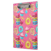 Kuchen, Donuts und Candy Clipboard Klemmbrett (Links)