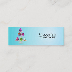 Kuchen-dünne Visitenkarten Mini Visitenkarte