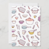 KÜCHEN-DUSCHEN-Brautpartyeinladung Einladung (Rückseite)