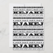 Kuchen Einladung (Rückseite)