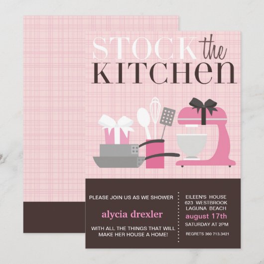 Küchen Einladung (Vorne/Hinten)