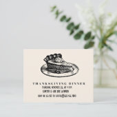 Kuchen - Einladung Erntedank (Stehend Vorderseite)